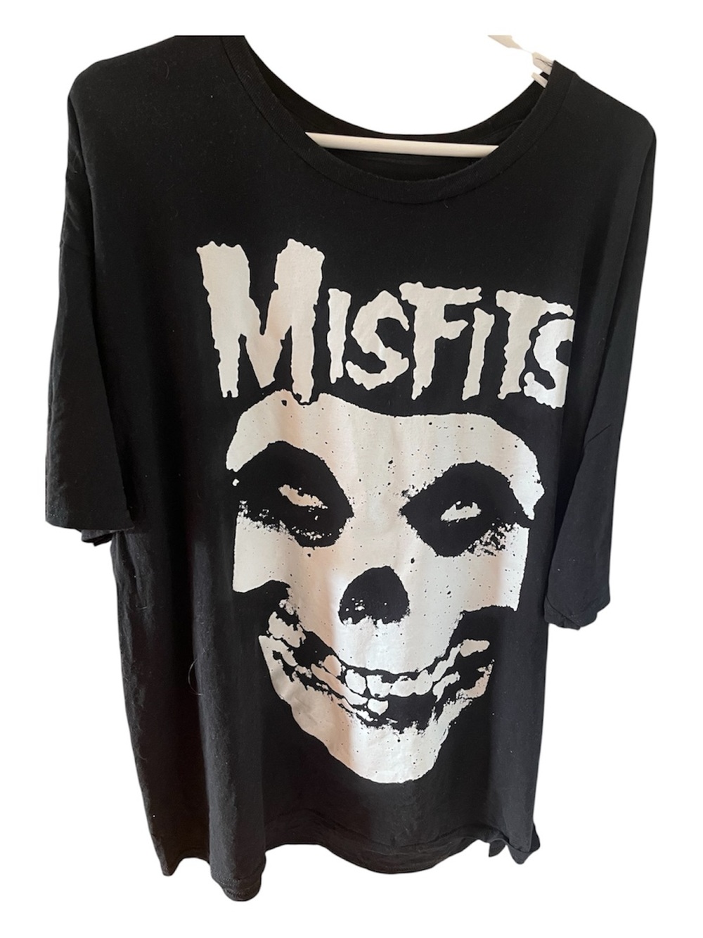 Misfits Skull Graphic Band Tee Black 2X